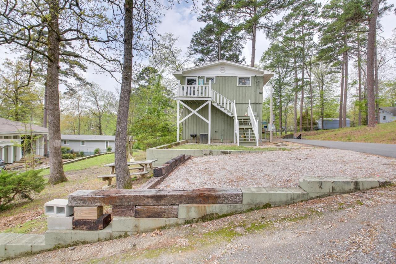 Cozy Lake Cabin With Dock In Hot Springs Natl Park Villa Lake Hamilton Bagian luar foto