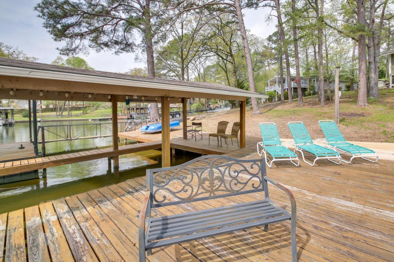 Cozy Lake Cabin With Dock In Hot Springs Natl Park Villa Lake Hamilton Bagian luar foto