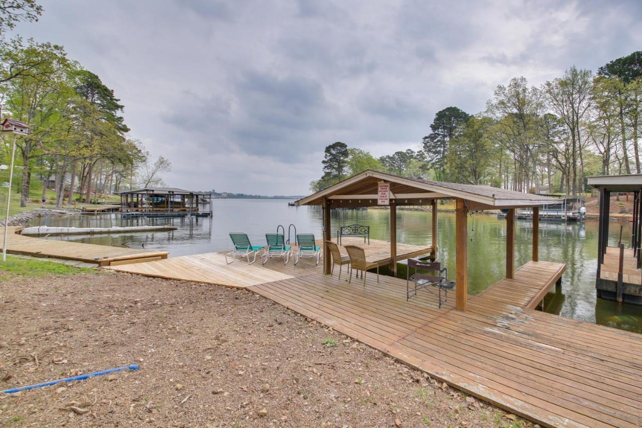 Cozy Lake Cabin With Dock In Hot Springs Natl Park Villa Lake Hamilton Bagian luar foto