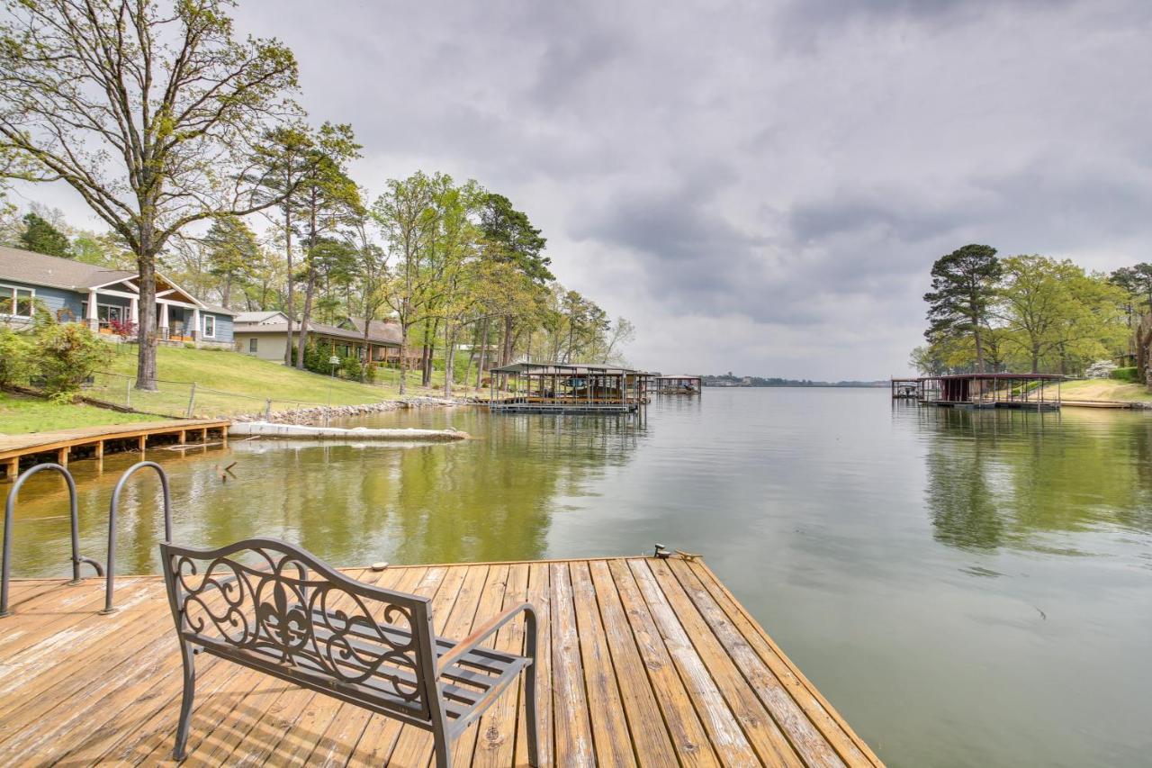 Cozy Lake Cabin With Dock In Hot Springs Natl Park Villa Lake Hamilton Bagian luar foto