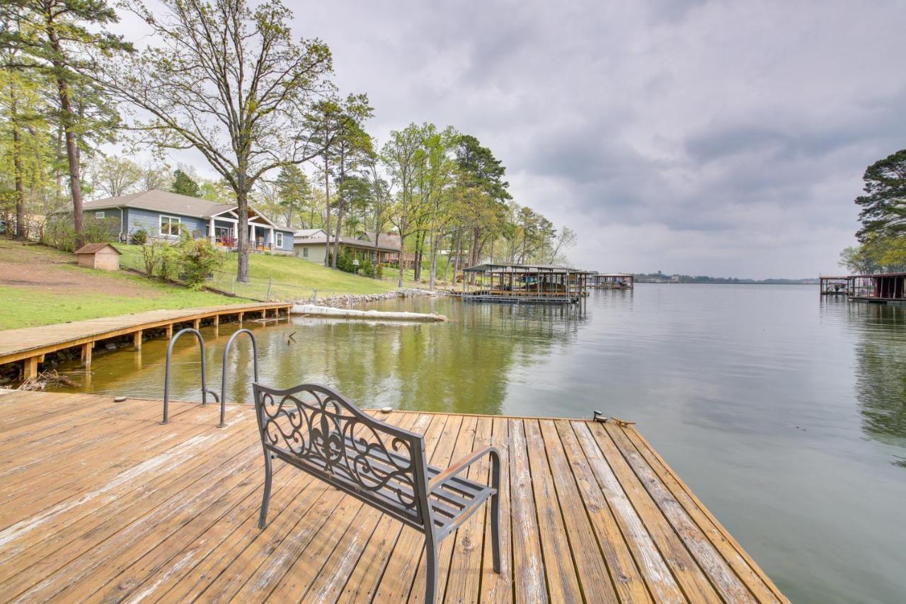 Cozy Lake Cabin With Dock In Hot Springs Natl Park Villa Lake Hamilton Bagian luar foto